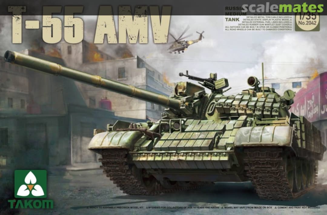 Boxart T-55 AMV 2042 Takom