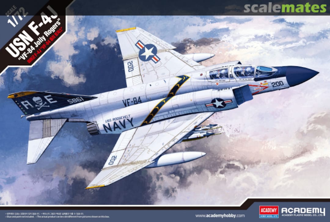 Boxart USN F-4J "VF-84 Jolly Rogers" 12529 Academy