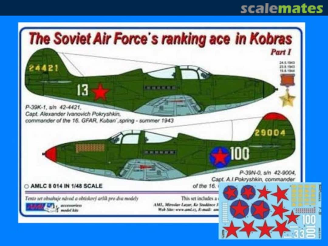 Boxart The Soviet Air Force's Ranking Aces in Kobras Part I AMLC8014 AML