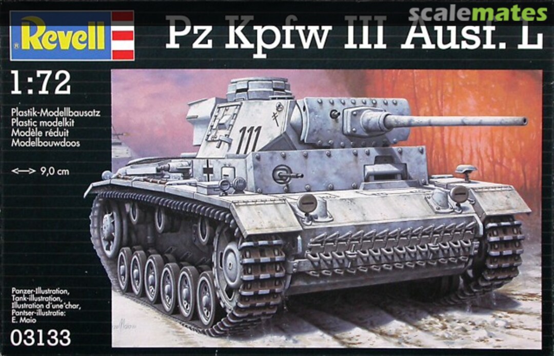 Boxart Pz.Kpfw. III Ausf. L 03133 Revell