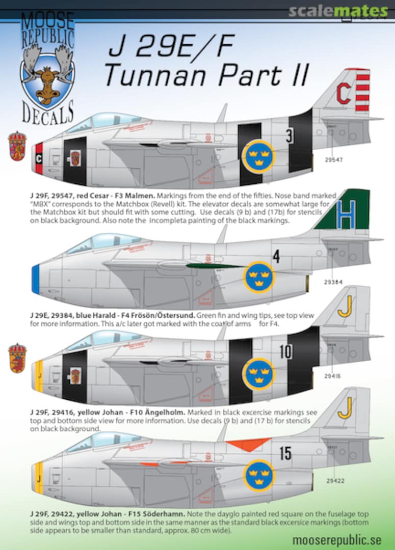 Boxart J 29E/F 72014 Moose Republic Decals