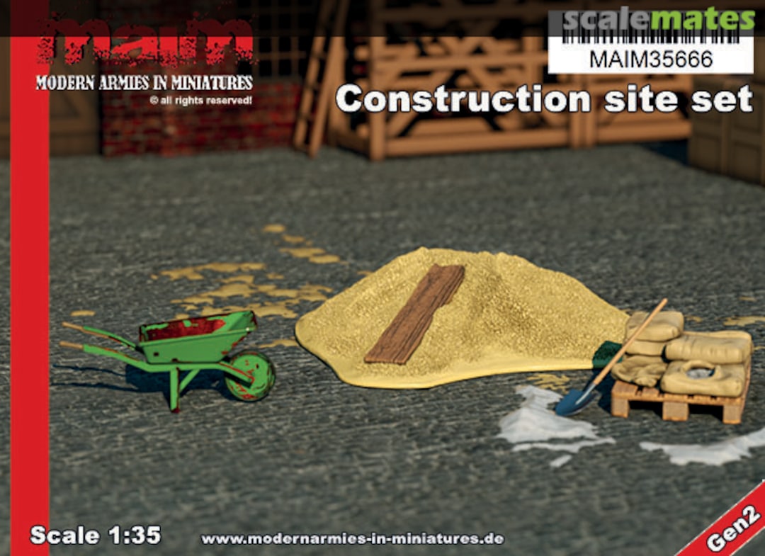 Boxart Construction Sites Set / Baustellen Set MAIM35666 MAiM