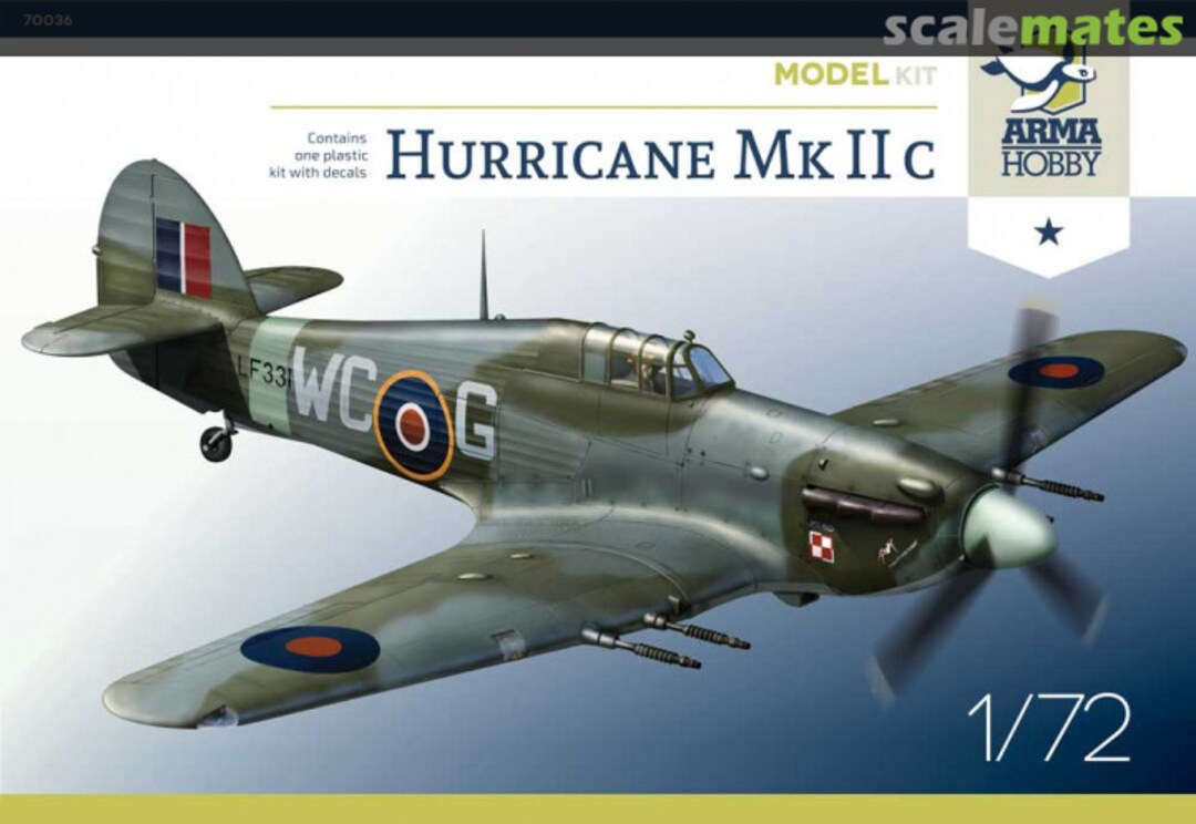 Boxart Hurricane Mk IIc 70036 Arma Hobby