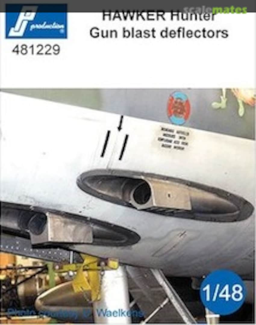 Boxart Hawker Hunter Gun blast deflectors 481229 PJ Production