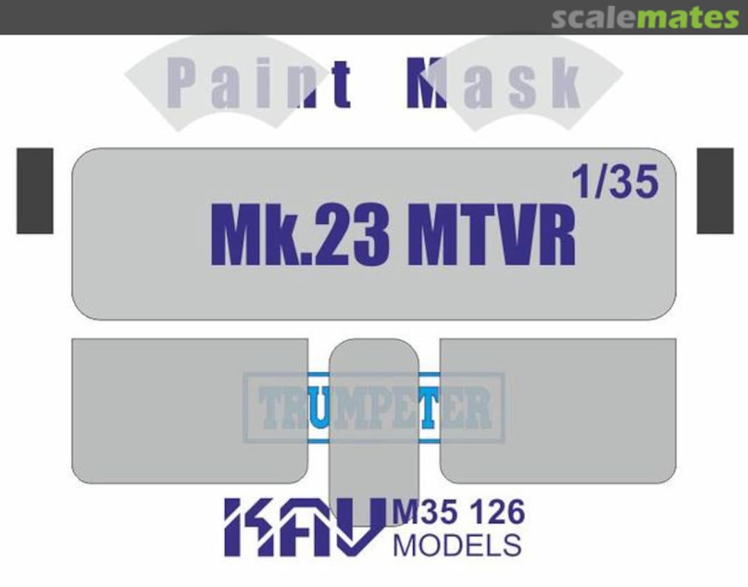 Boxart MTVR Mk.23 paint masks KAV M35 126 KAV models