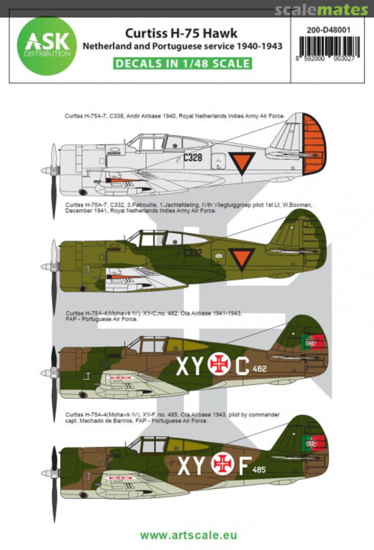 Boxart Curtiss H-75 200-D48001 ASK