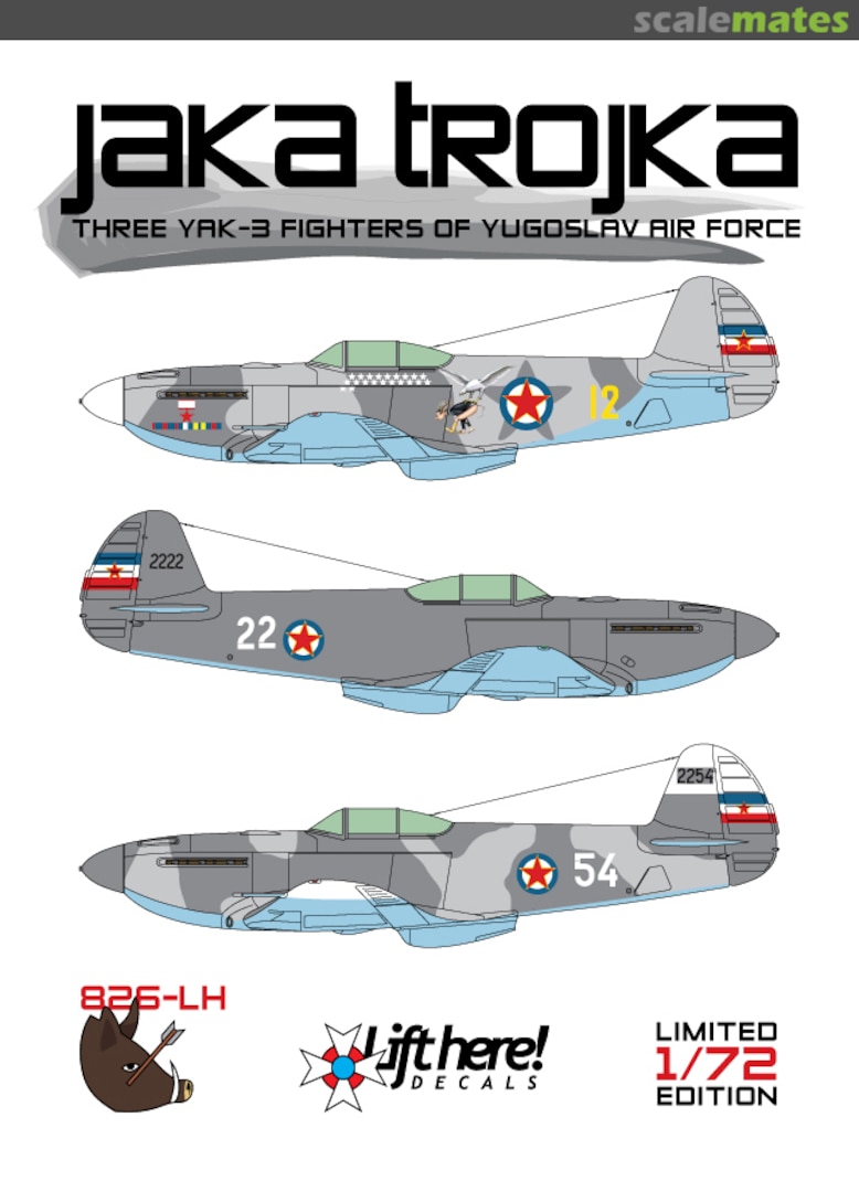 Boxart Jaka Trojka 826-LH Lift Here Decals