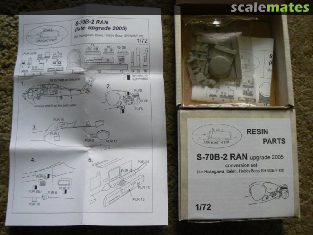 Boxart S-70B-2 RAN upgrade 2005 AC 72018 Armycast M&M