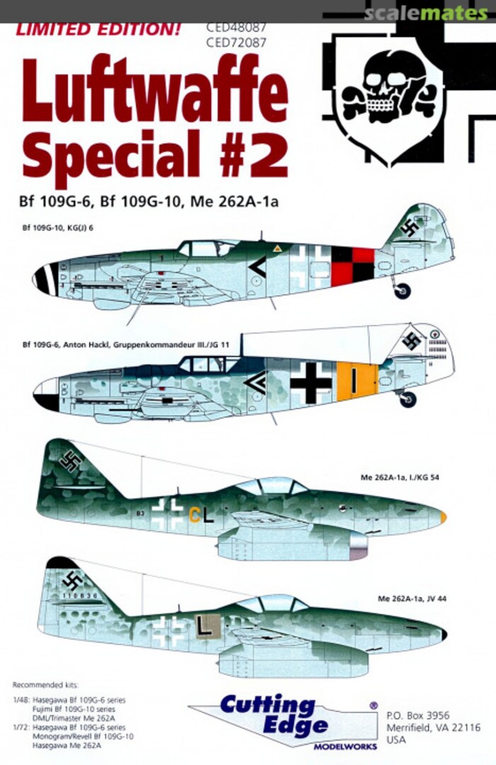 Boxart Luftwaffe Special #2 CED48087 Cutting Edge Modelworks