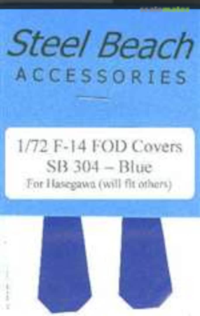 Boxart Blue F-14 Tomcat FOD Covers 73004 Steel Beach