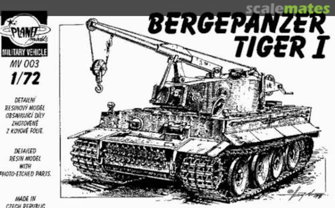 Boxart Bergenpanzer Tiger I MV003 CMK