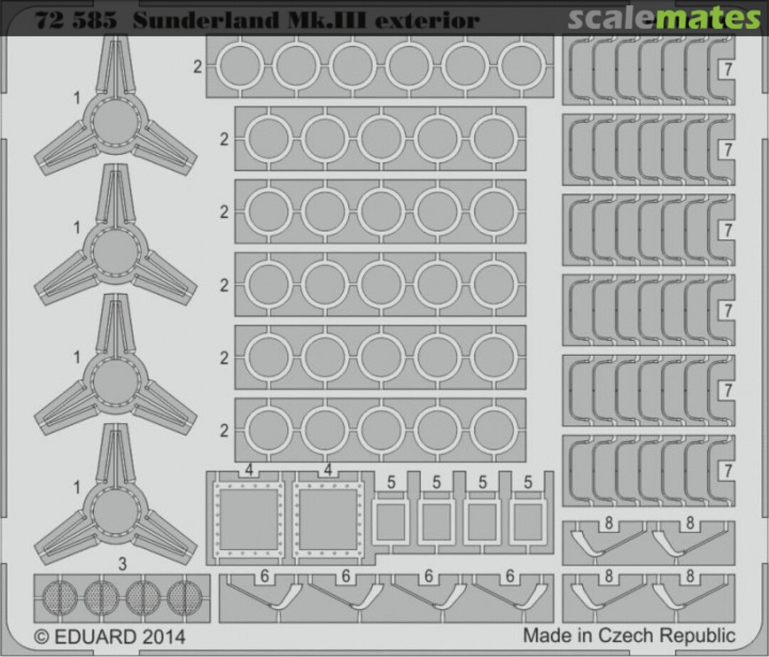 Boxart Sunderland Mk.III Exterior 72585 Eduard