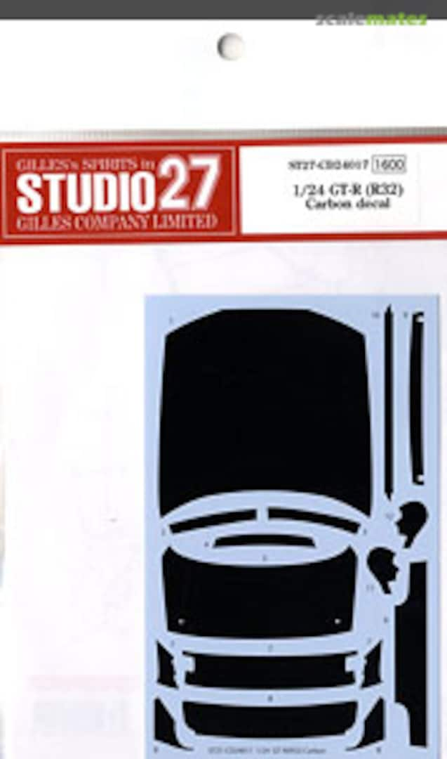 Boxart SKYLINE GT-R (R32) Carbon Decal ST27-CD24017 Studio27