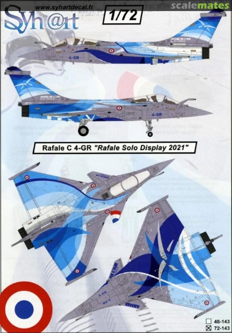 Boxart Rafale C 4-GR "Rafale Solo Display 2021" 72-143 Syhart