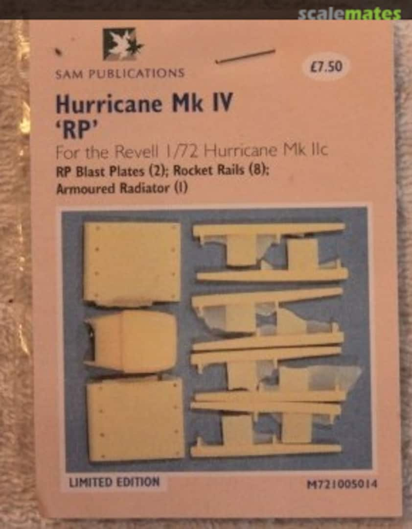 Boxart Hurricane Mk IV 'RP' M721005014 SAM Publications