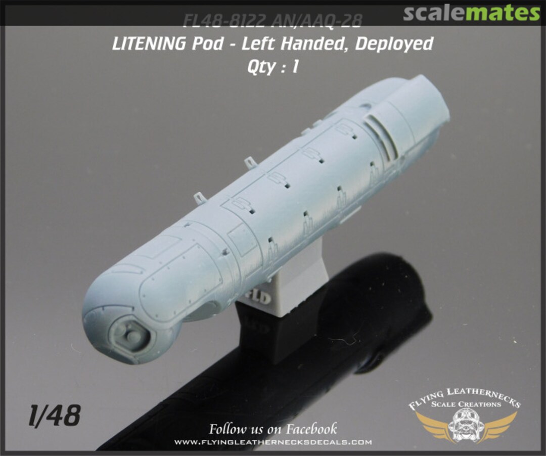 Boxart AN/AAQ-28 Litening Pod - Left Handed, Deployed FL48-8122 Flying Leathernecks