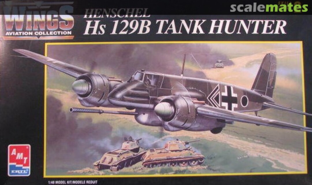 Boxart Hs 129B Tank Hunter 8684 AMT/ERTL