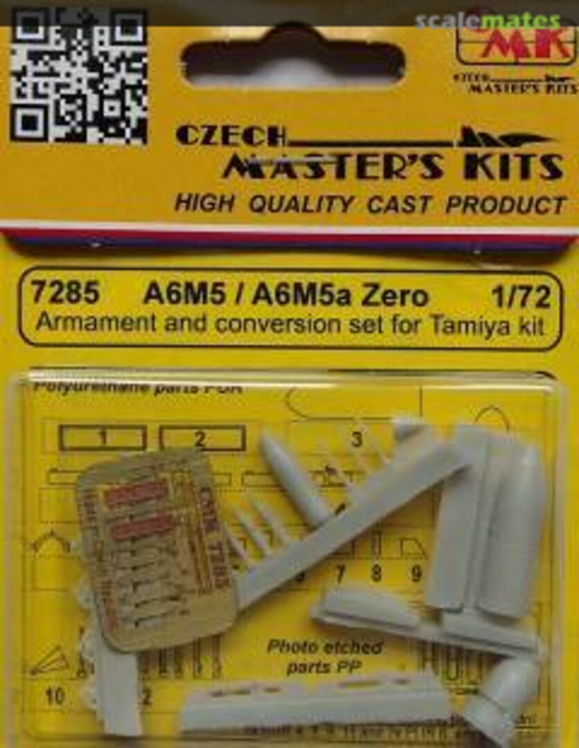 Boxart A6M5 / A6M5a Zero Armament set & conversion - Tamiya - 7285 CMK