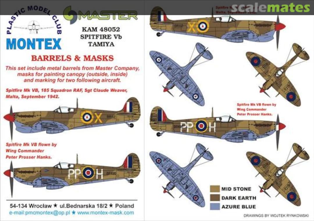 Boxart Spitfire Mk.Vb (Malta) KAM48052 Montex