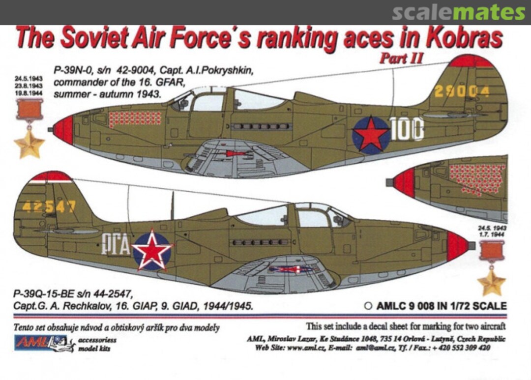 Boxart The Soviet Air Force's Ranking Aces in Kobras AMLC9008 AML