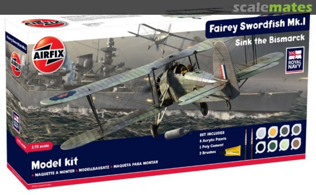 Boxart Fairey Swordfish Mk.1 A50133 Airfix