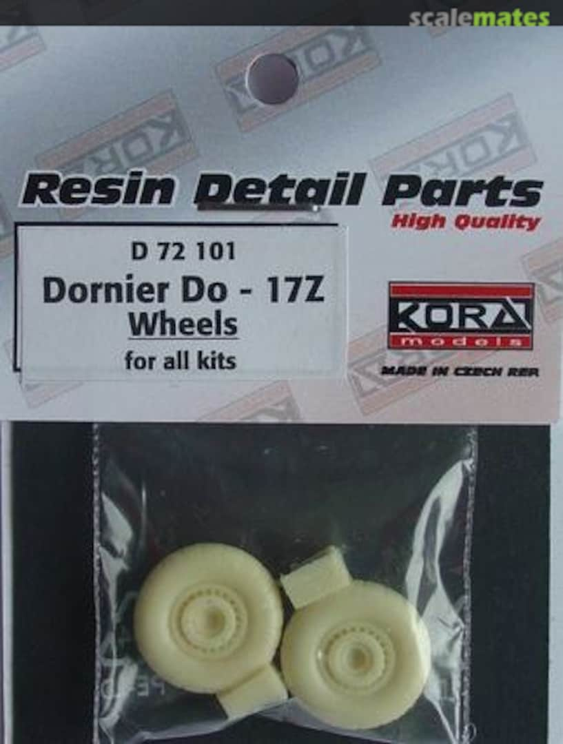 Boxart Dornier Do-17Z Wheels D 72 101 Kora Models