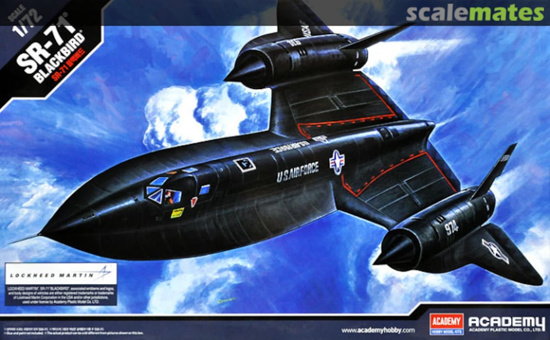 Boxart SR-71 Blackbird 12448 Academy