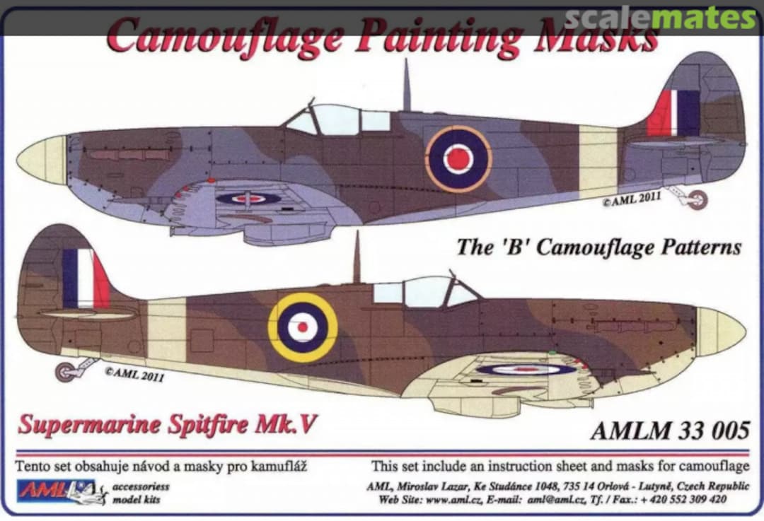 Boxart Supermarine Spitfire Mk.V AMLM 33 005 AML