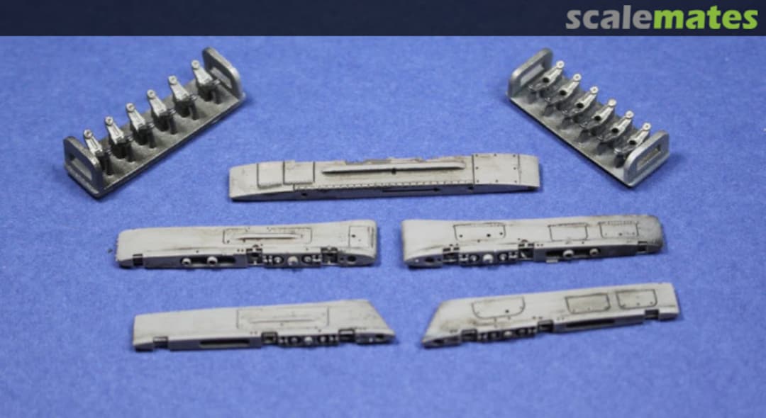 Boxart A-4 Skyhawk Corrected pylons with loaded and unloaded sway braces 48133 Phase Hangar Resin