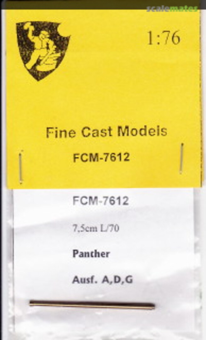 Boxart 7.5 cm L/70 FCM-7612 Fine Cast Models