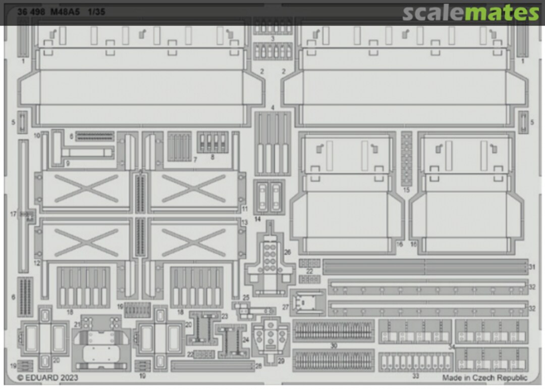 Boxart M48A5 36498 Eduard