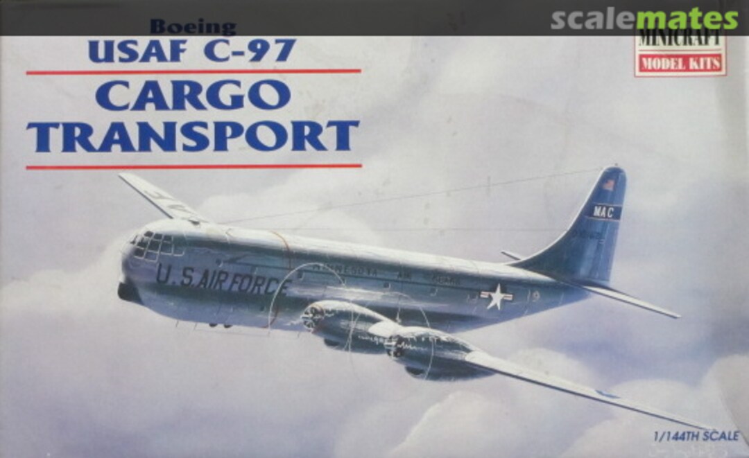 Boxart Boeing USAF C-97 Cargo Transport 14440 Minicraft Model Kits