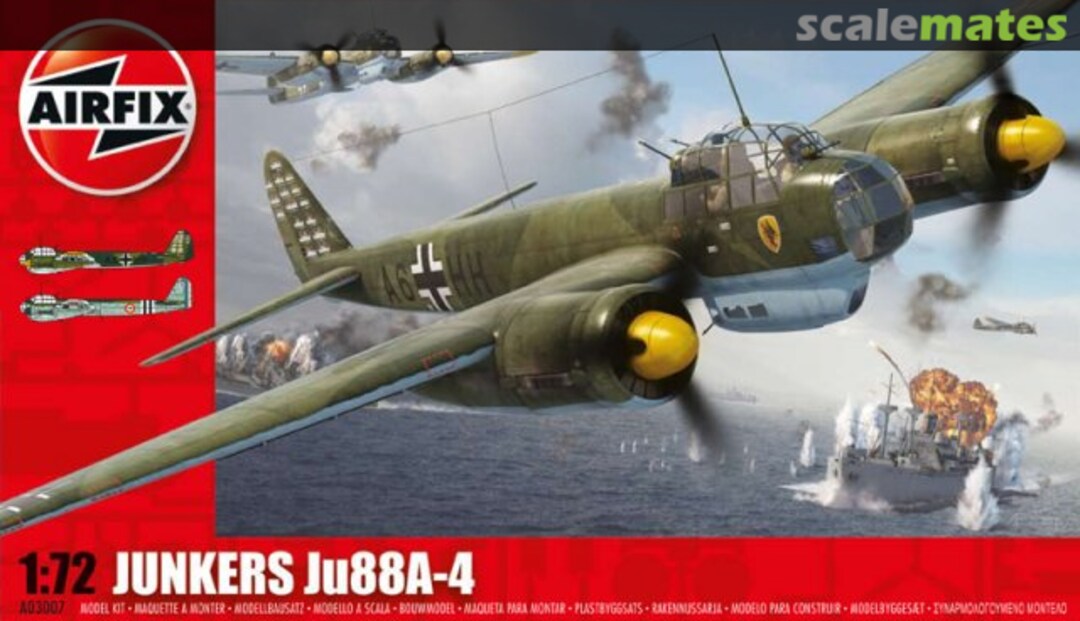 Boxart Junkers Ju88 A-4 A03007 Airfix