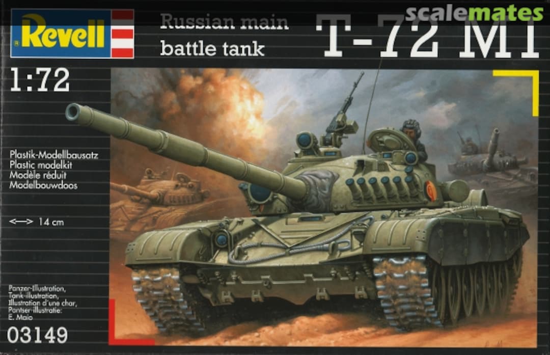 Boxart T-72 M1 03149 Revell