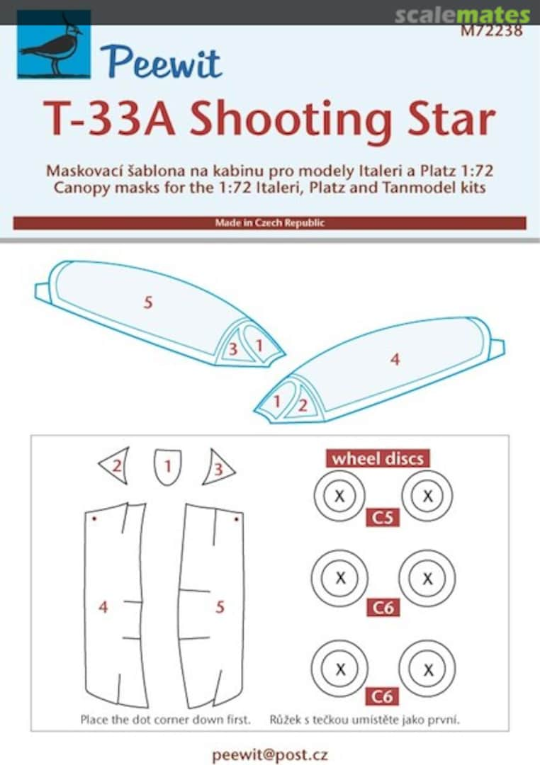 Boxart T-33A Shooting Star M72238 Peewit