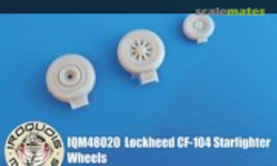 1:48 Lockheed CF-104 Starfighter Wheels (Iroquois Models IQM48020)