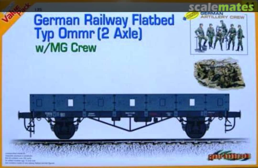 Boxart Railway Flatbed Typ Ommr (2 Axle) 9114 Cyber Hobby