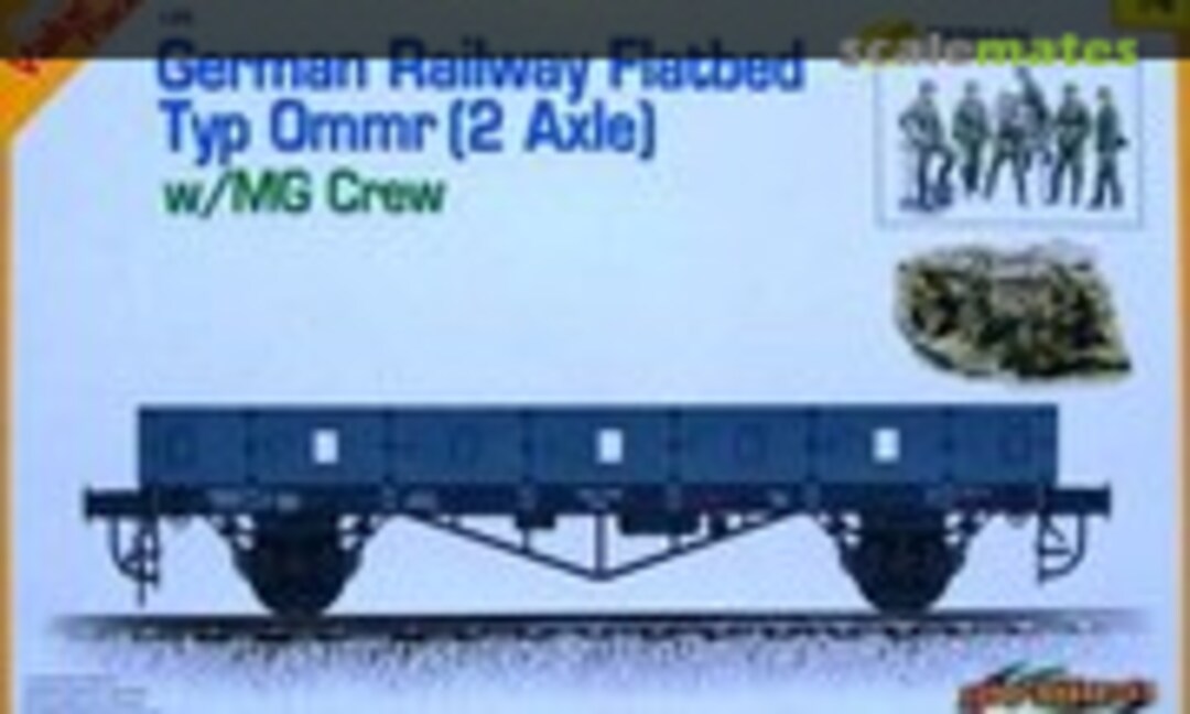 1:35 Railway Flatbed Typ Ommr (2 Axle) (Cyber Hobby 9114)