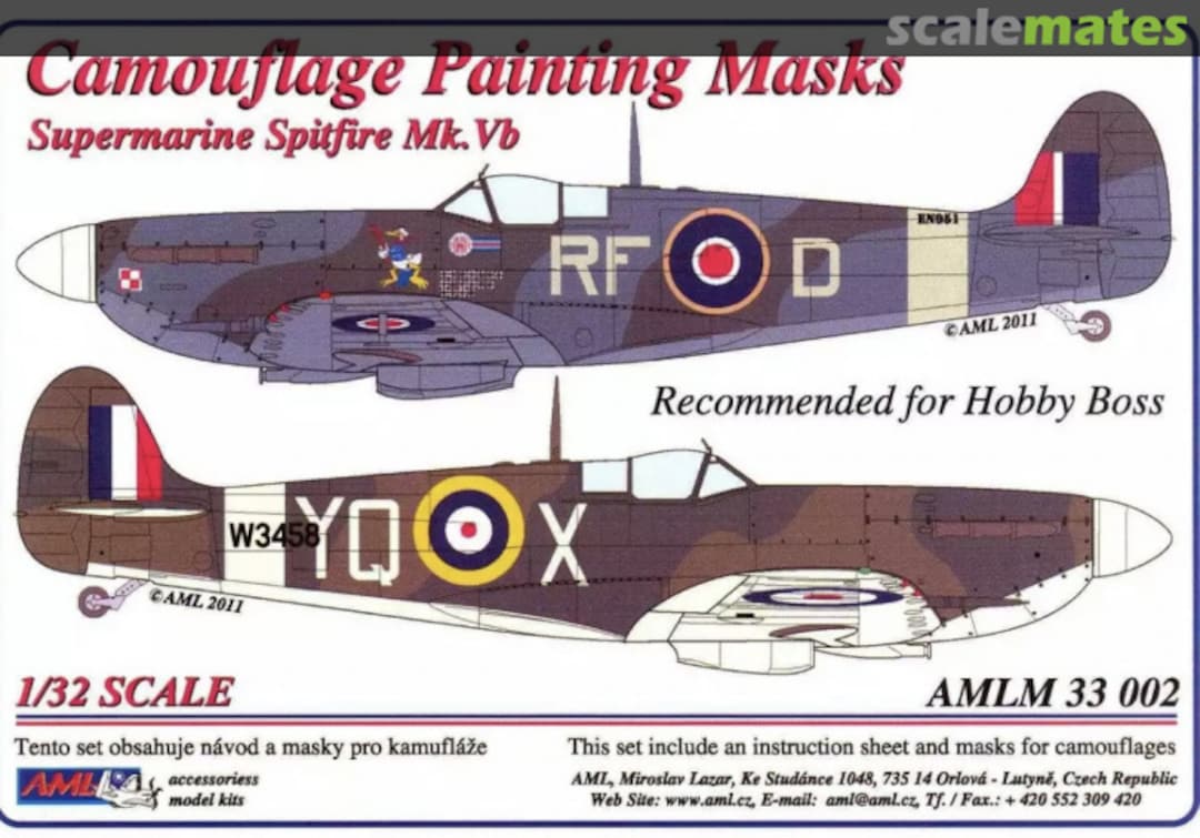 Boxart Supermarine Spitifire Mk.Vb AMLM 33 002 AML