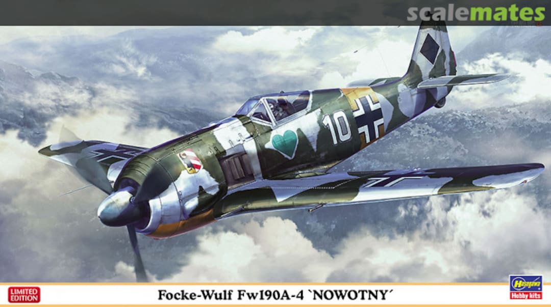 Boxart Focke-Wulf Fw190A-4 'Nowotny' 07506 Hasegawa