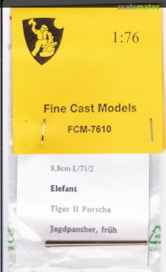 Boxart 8,8 cm L/71/2 FCM-7610 Fine Cast Models