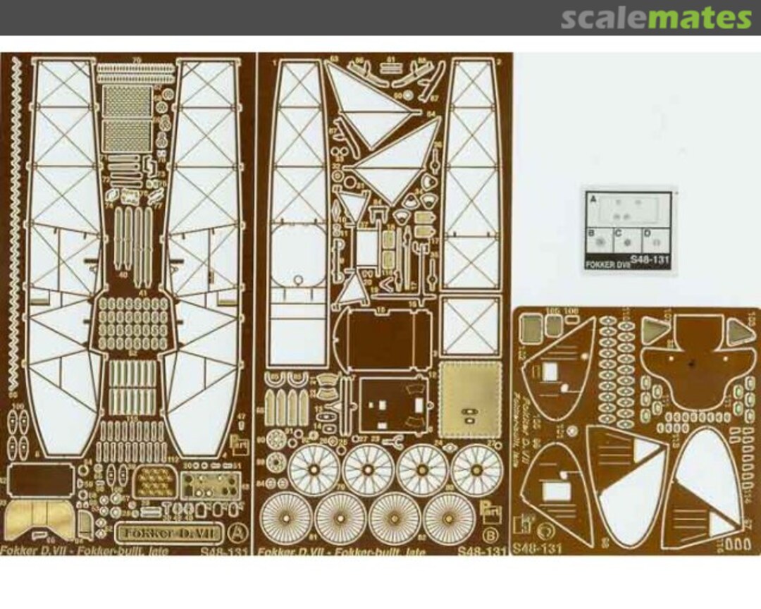 Boxart Fokker D.VII (Fokker built - late) S48-131 Part