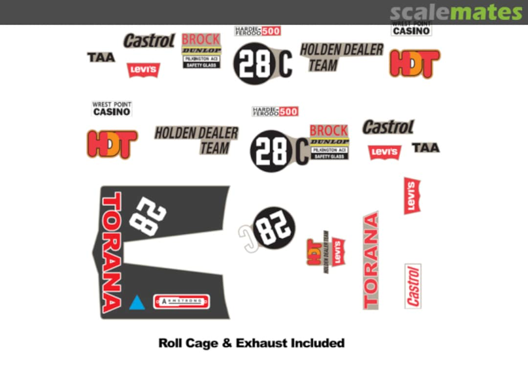 Boxart Holden Torana LJ GTR XU1 - #28C Bathurst Decal Kit DDAAC012 DDA