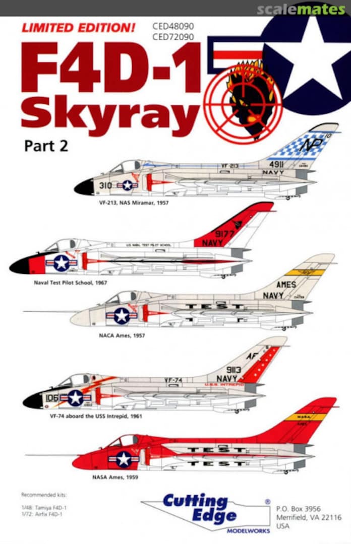 Boxart F4D-1 Skyrays CED48090 Cutting Edge Modelworks