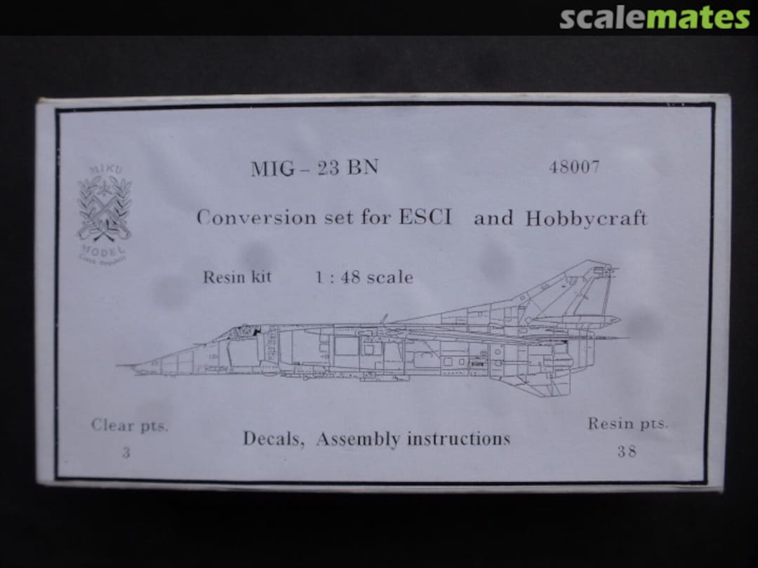 Boxart MiG-23 BN Conversion Kit 48007 MiKu