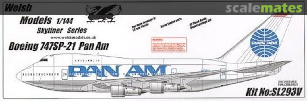 Boxart Boeing 747SP-21 SL293V Welsh Models