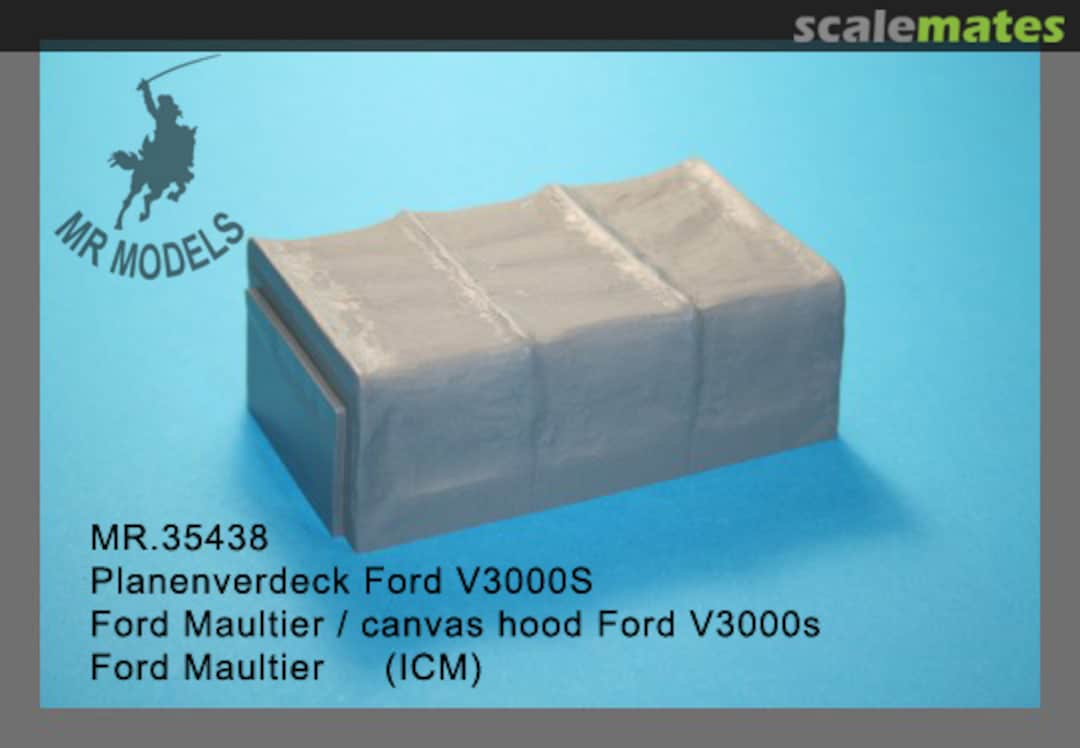 Boxart Canvas hood Ford V3000s / Ford Maultier MR-35438 MR Modellbau