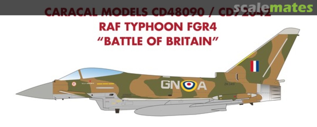 Boxart Typhoon FGR4 "Battle of Britain" CD72042 Caracal Models