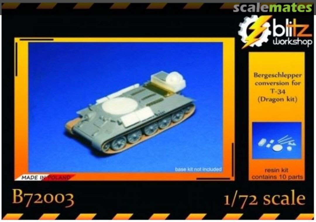 Boxart Bergeschlepper T-34 BA72003 Blitz Workshop