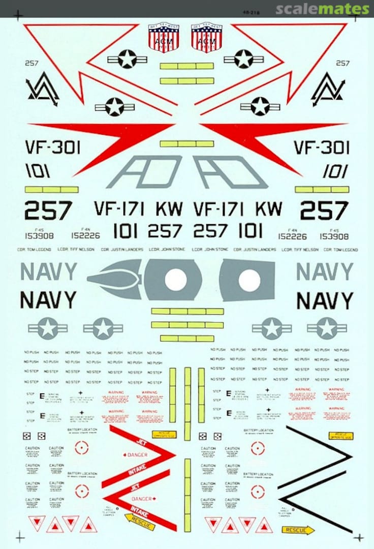 Boxart F-4N Phantom II 48-0218 Microscale